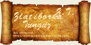 Zlatiborka Tunguz vizit kartica